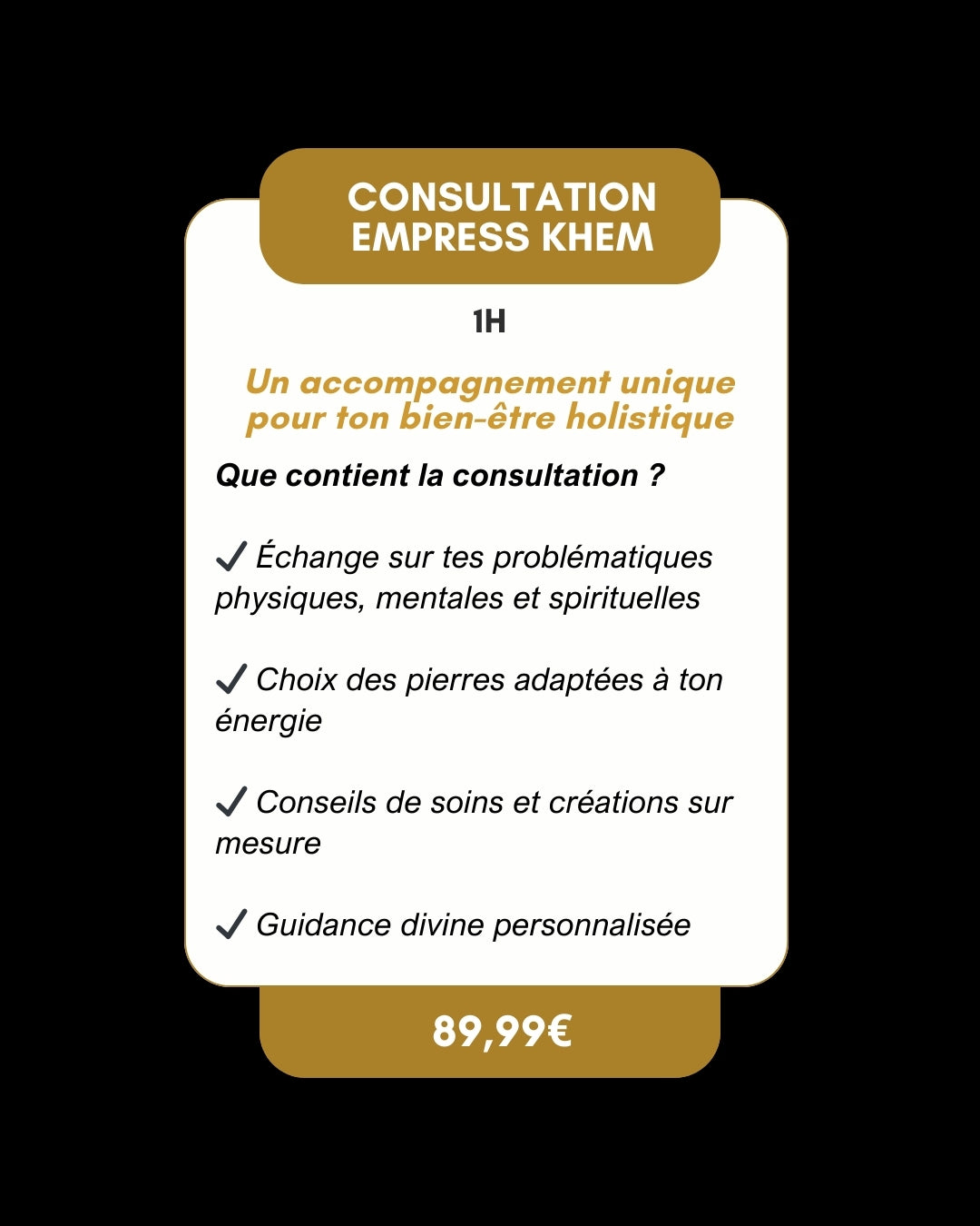 Empress KHEM - Consultation Premium