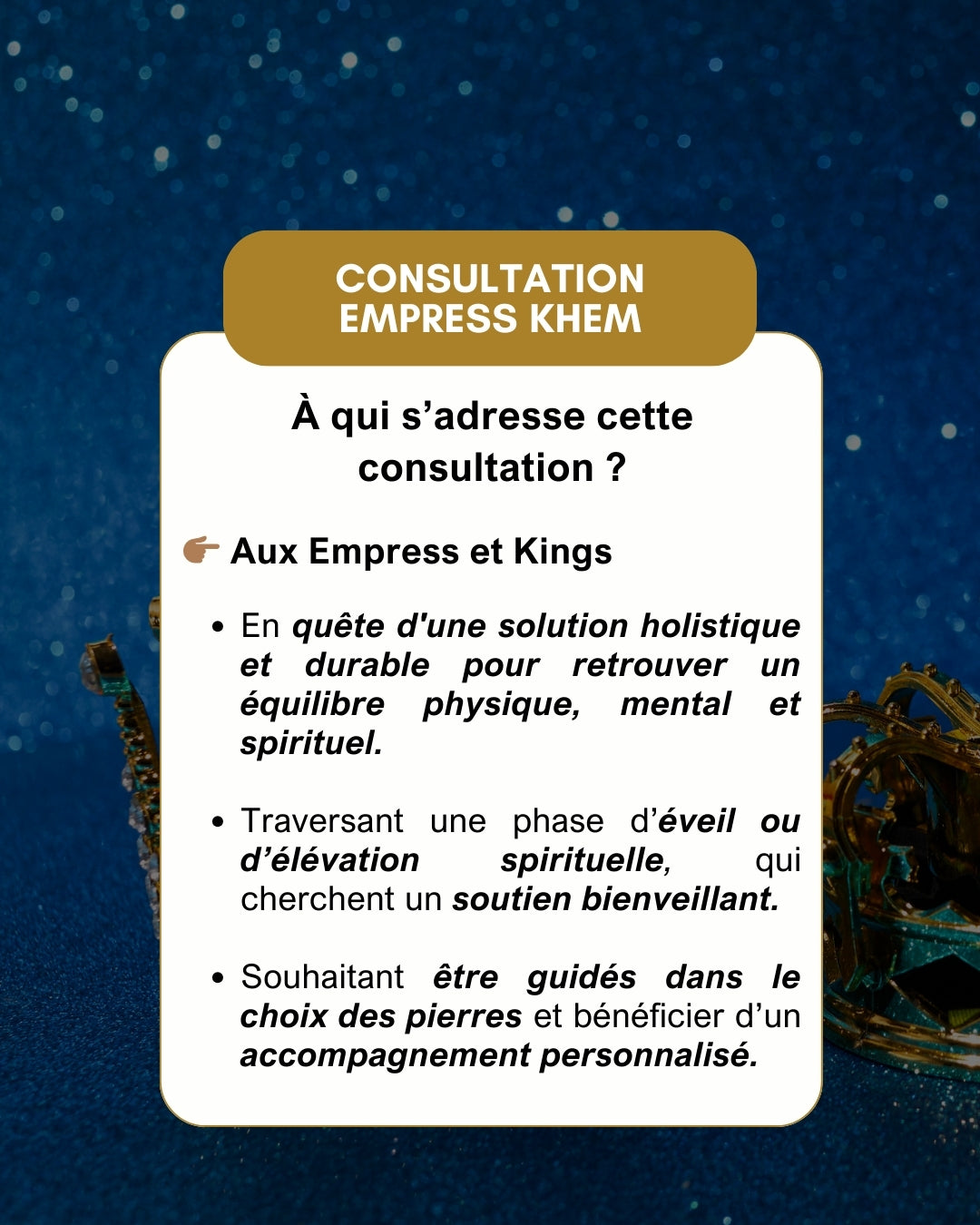 Empress KHEM - Consultation Premium