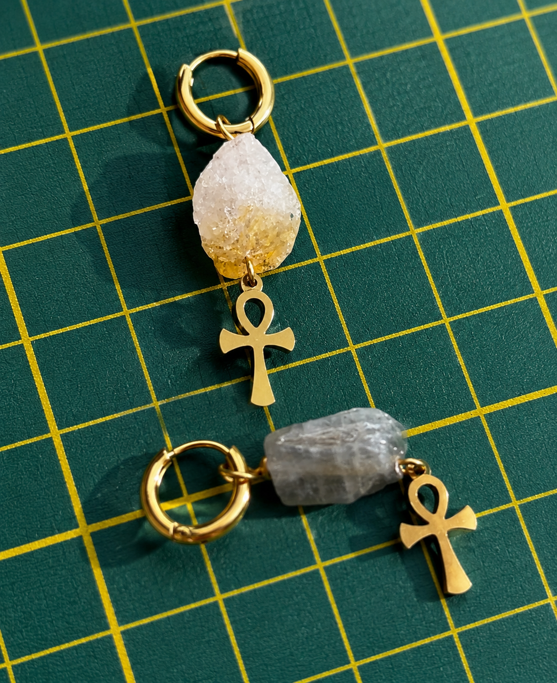 Bijoux locks-croix-Ankh
Croix égyptienne
Pierres naturelles
Citrine labradorite