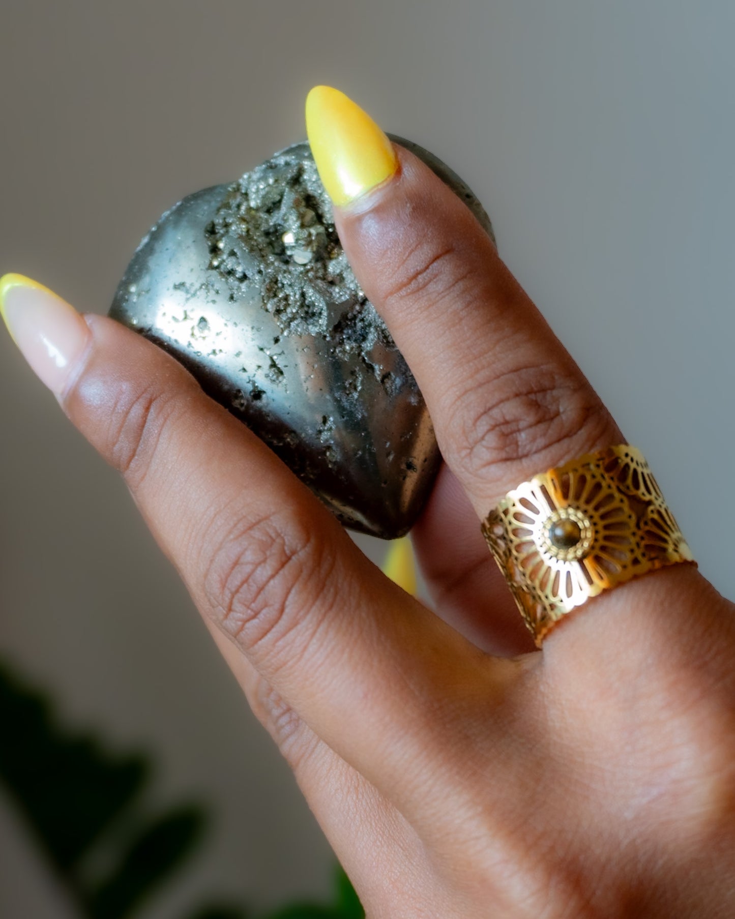 Bague ENERGY en Oeil de tigre