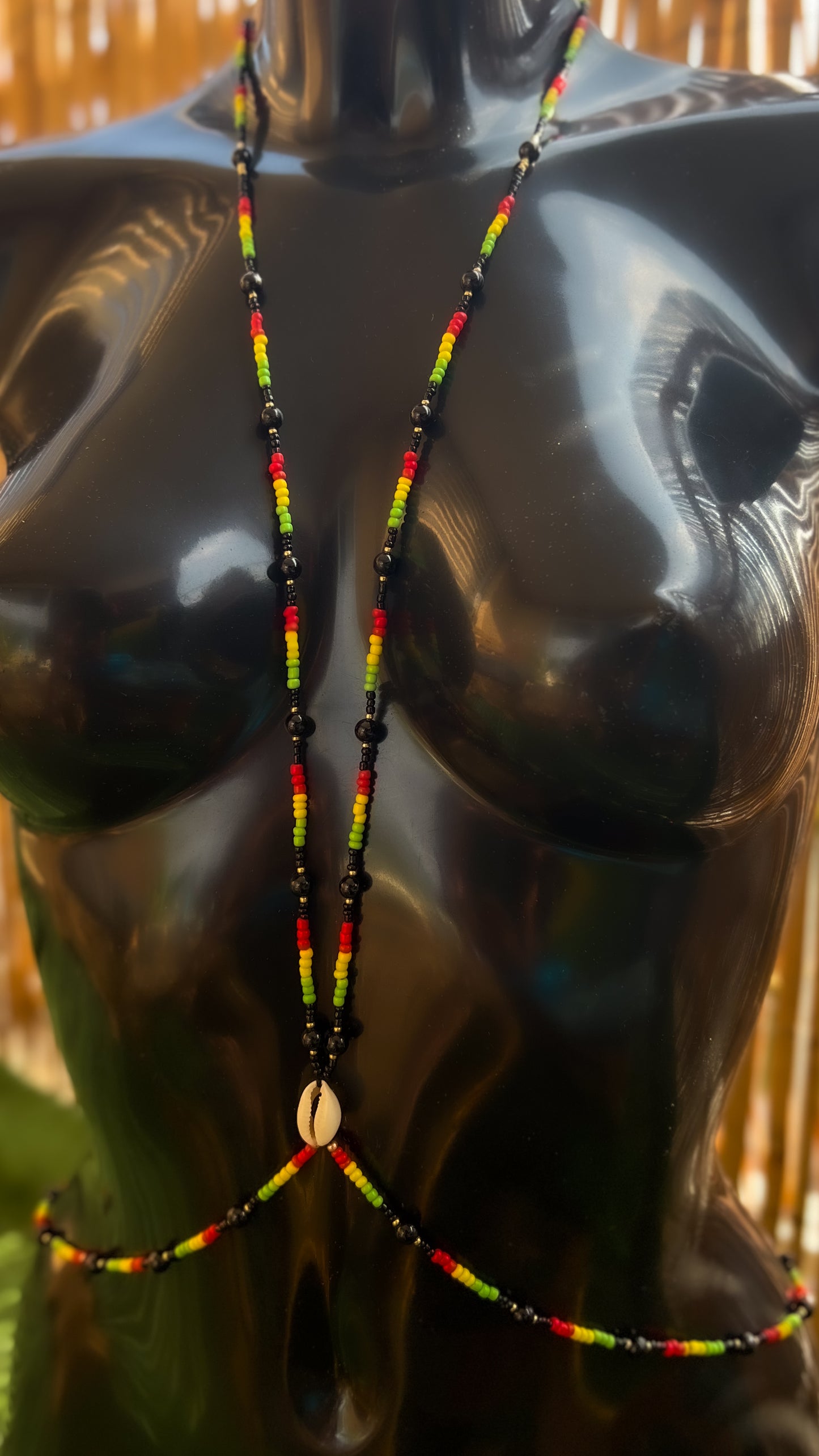 Chaîne de corps REGGAE en Tourmaline