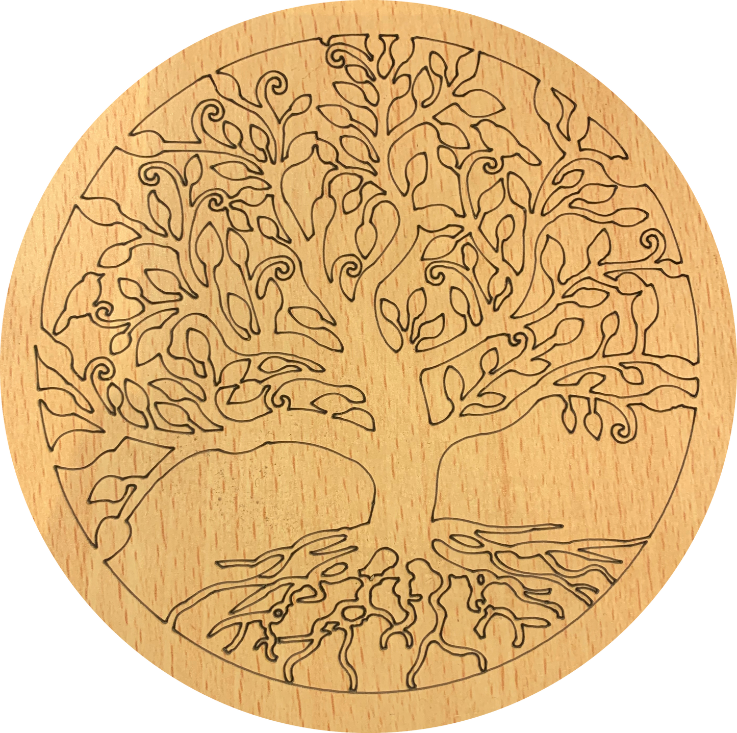 Fleur/Arbre de vie en bois - S ou M