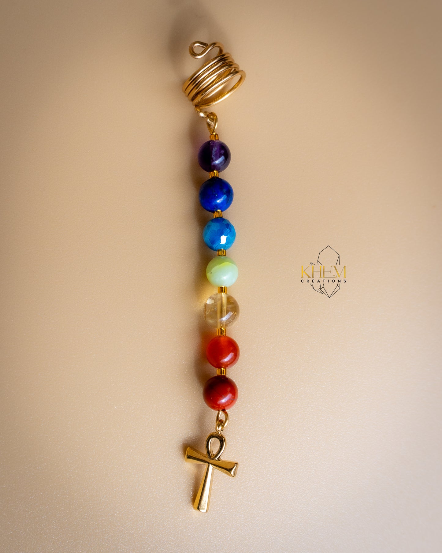 Bijoux de Locks – Spirales Énergétiques – Pierres au choix (Lot de 3 modèles uniques)