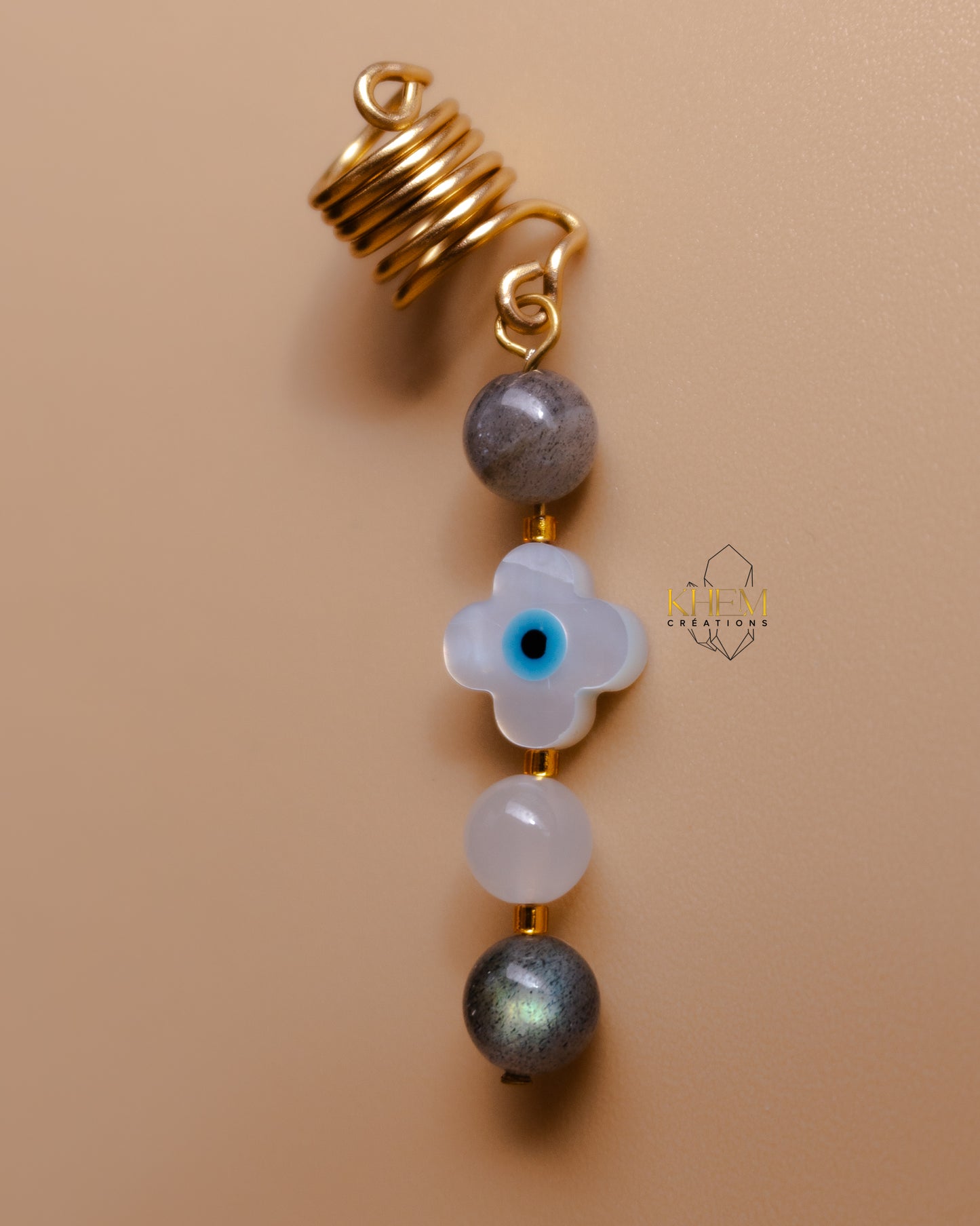 Bijoux de Locks – Spirales Énergétiques – Pierres au choix (Lot de 3 modèles uniques)