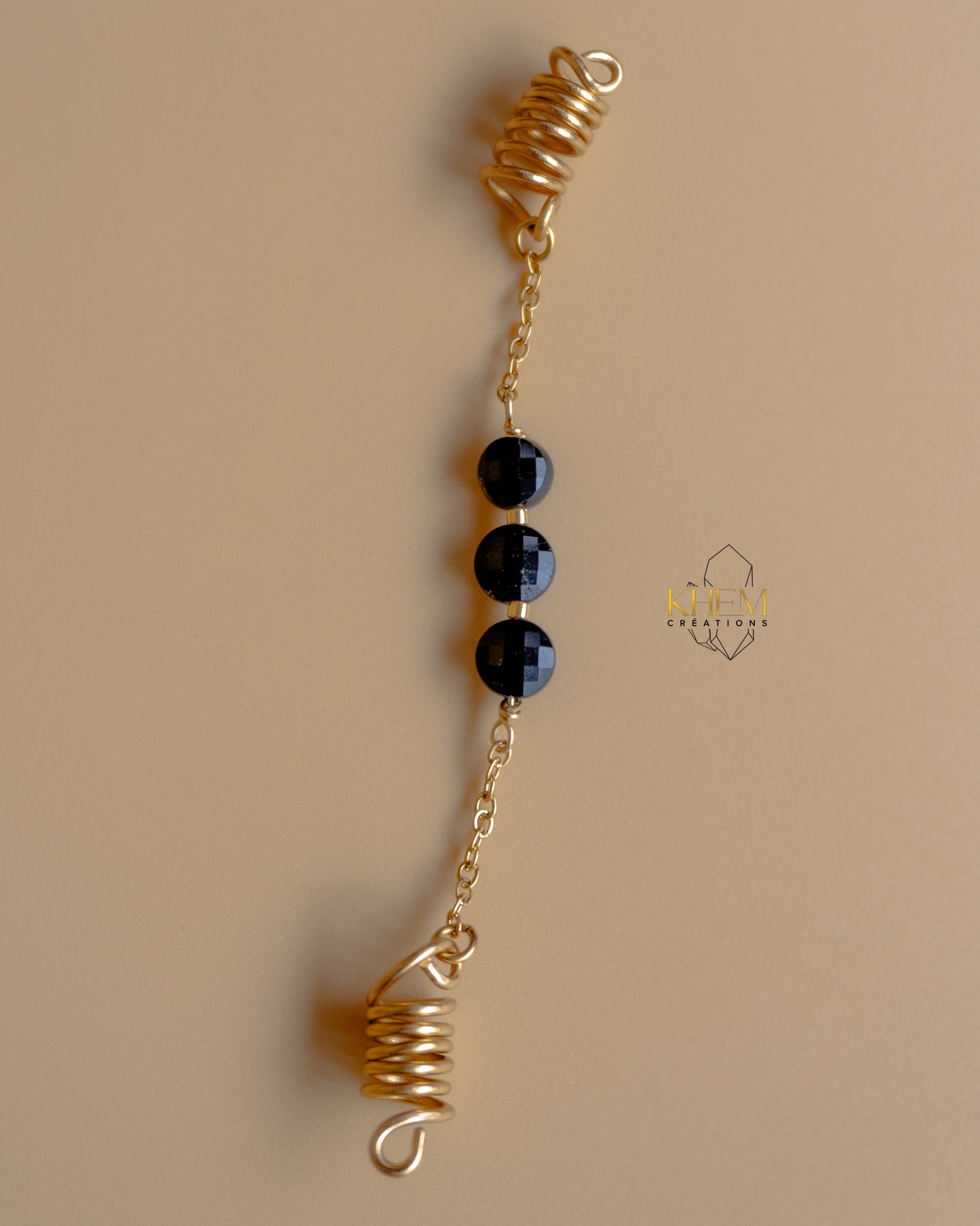Bijoux de Locks – Spirales Énergétiques – Pierres au choix (Lot de 3 modèles uniques)