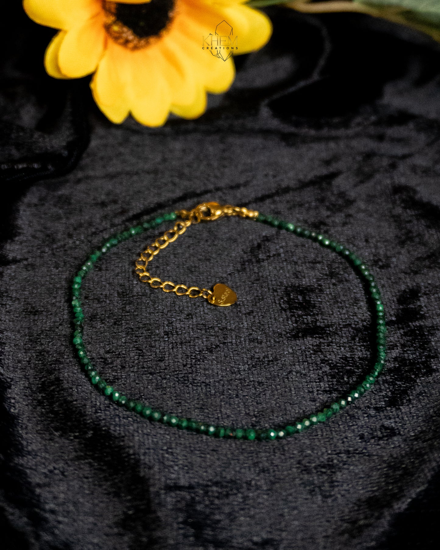 Chevillère Ondra – Personnalisez avec la pierre de votre choix (Taille : 23 cm - 29 cm)