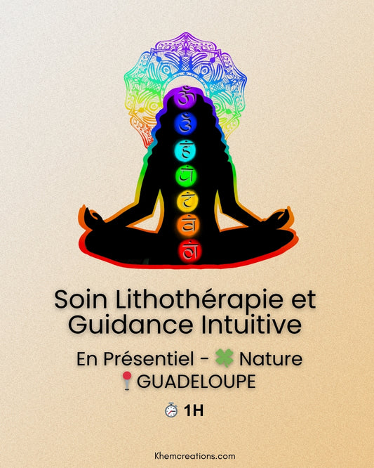 Consultation : Soin Lithothérapie & Guidance Intuitive – Présentiel Nature - GUADELOUPE