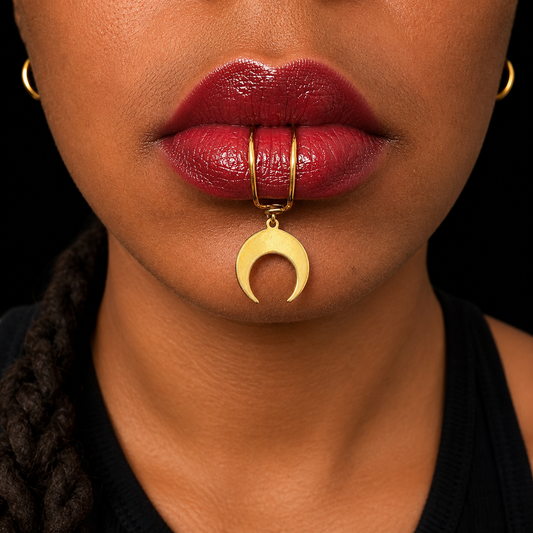 Lip Cuff Soleya – Bijou de Lèvre Réglable