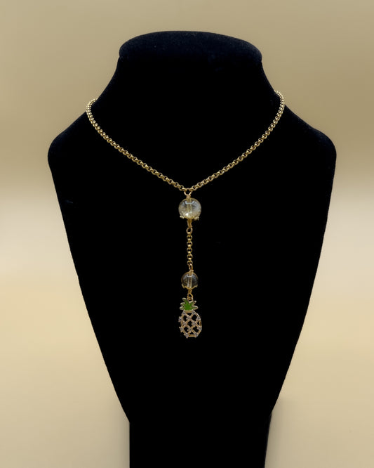 Collier ROYALE ANANAS SEKHMET en Citrine