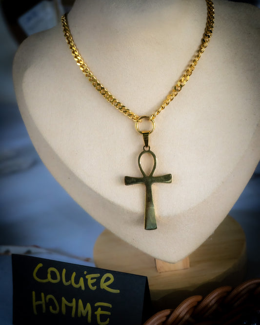 Collier Homme - ANKH acier inoxydable