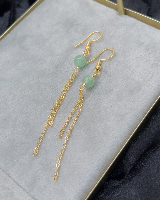 Boucle D'Oreilles CHANCE en Aventurine