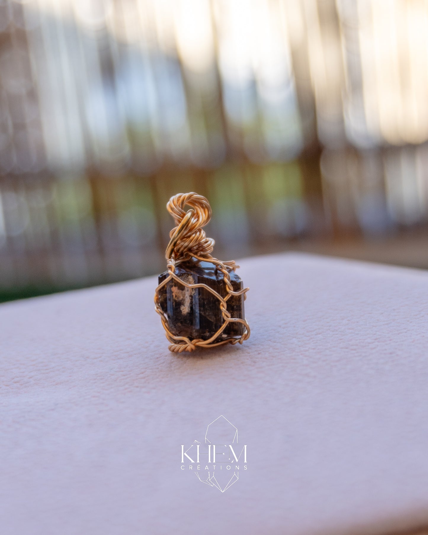 Bijou de Locks en Tourmaline naturelle - série limitée