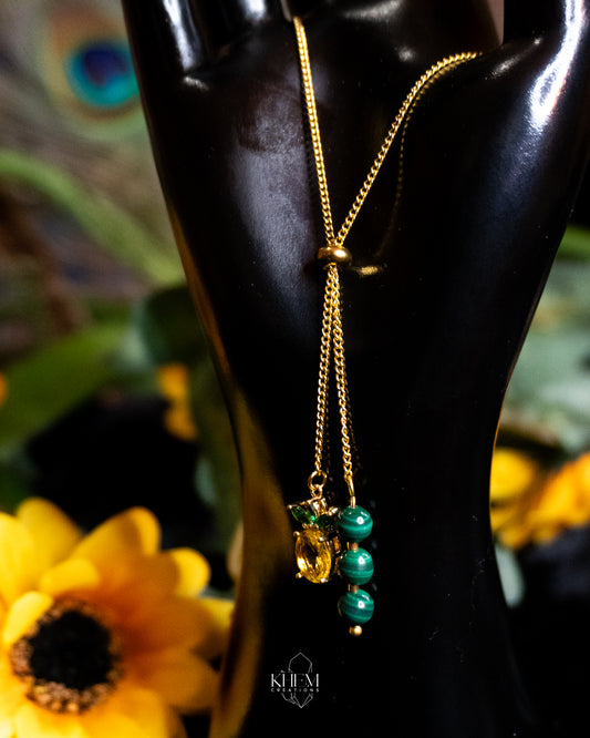 Collier Oshanas en Malachite